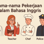 nama nama pekerjaan dalam bahasa inggris
